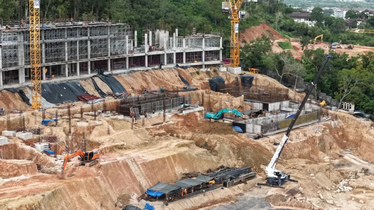 Photo: 4. Foundation and structural works for the water reservoirs are ongoing for Buildings A2.1 and A2.2 b898a0b9d6. Landscape image 8064x Photo: 4. Foundation and structural works for the water reservoirs are ongoing for Buildings A2.1 and A2.2 b898a0b9d6. Landscape image 8064x